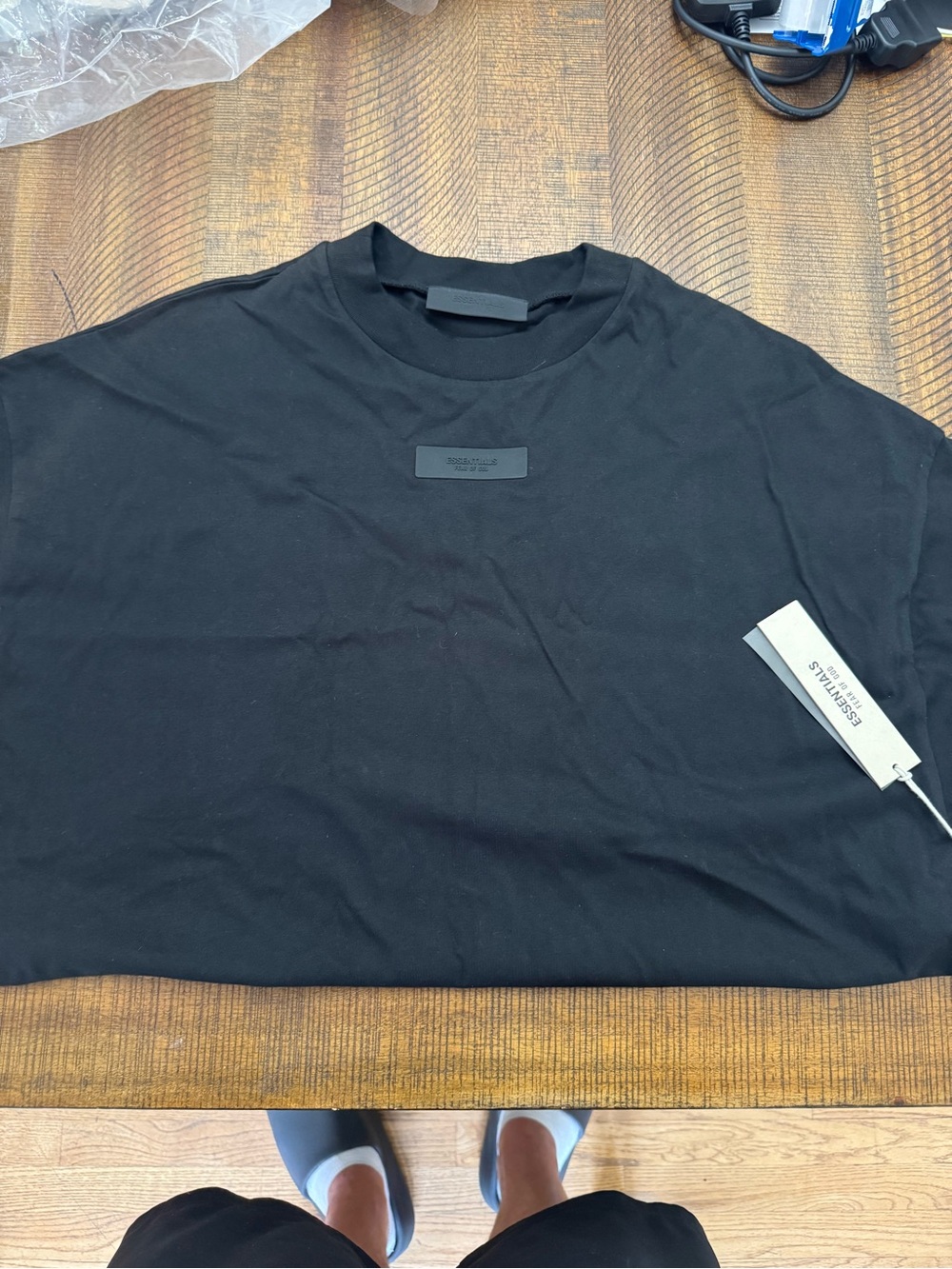 Fear of God Black Short Sleeve Crewneck T-Shirt